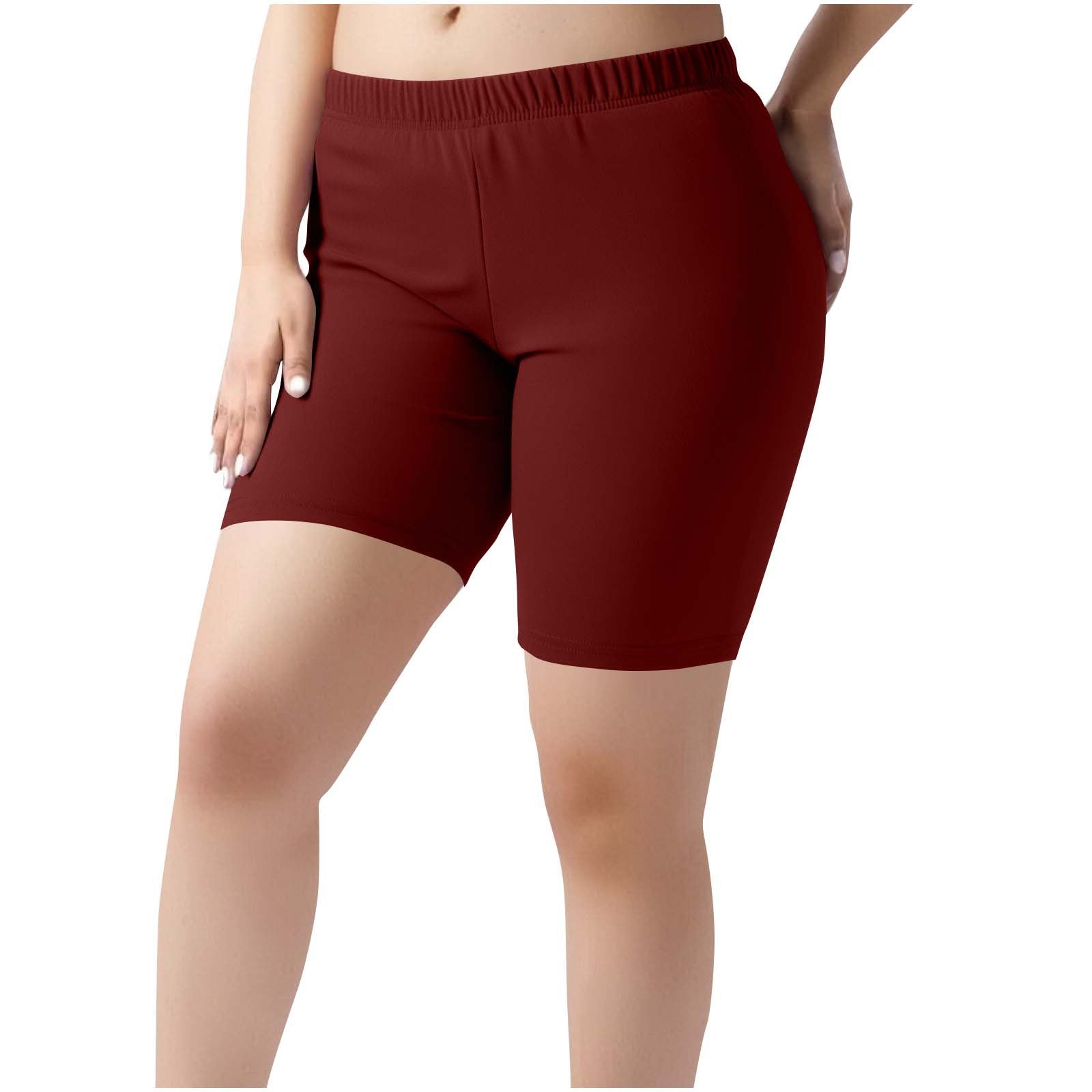 Women's Trousers Hot Shorts Plus Size Elastic Waist Casual Pants 16