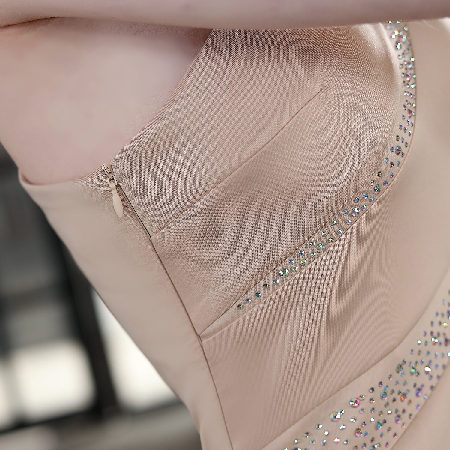 Summer formal beaded one shoulder mermaid evening dress 25