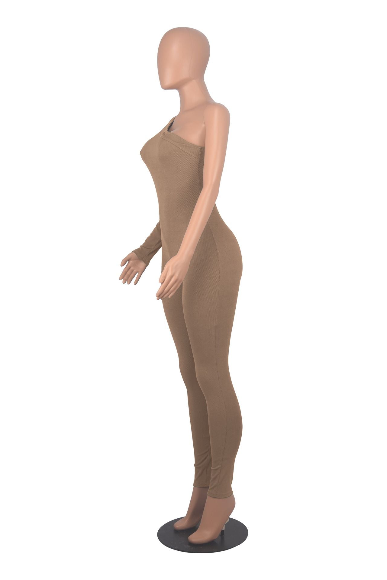 Women Fall Slash Shoulder Jumpsuit 29