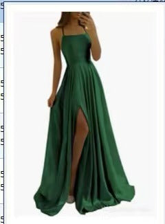 Women Bridesmaid Dresses Sexy Slit Prom Evening Dresses（Processing time need 3-6 days） 20