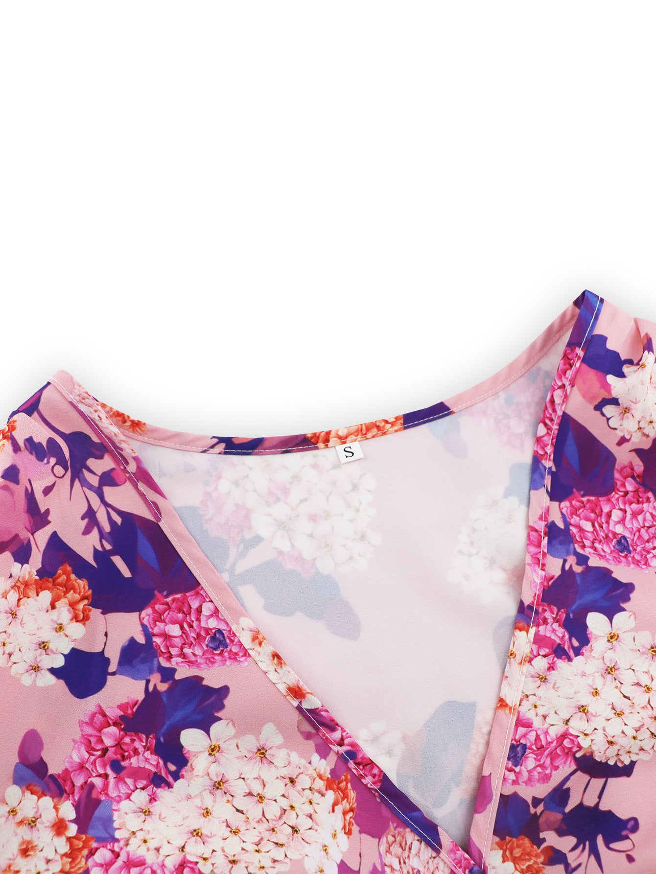 Women's Chic Print Slim Waist Long Sleeve Midi Casual Dress 37