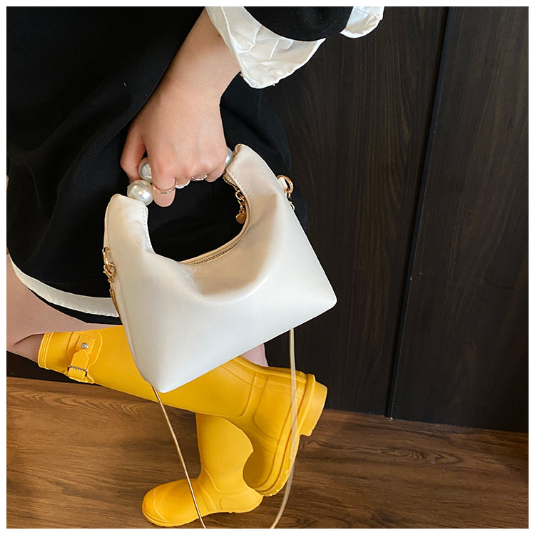 Women Pearl Handbag Chain Crossbody Bag 15