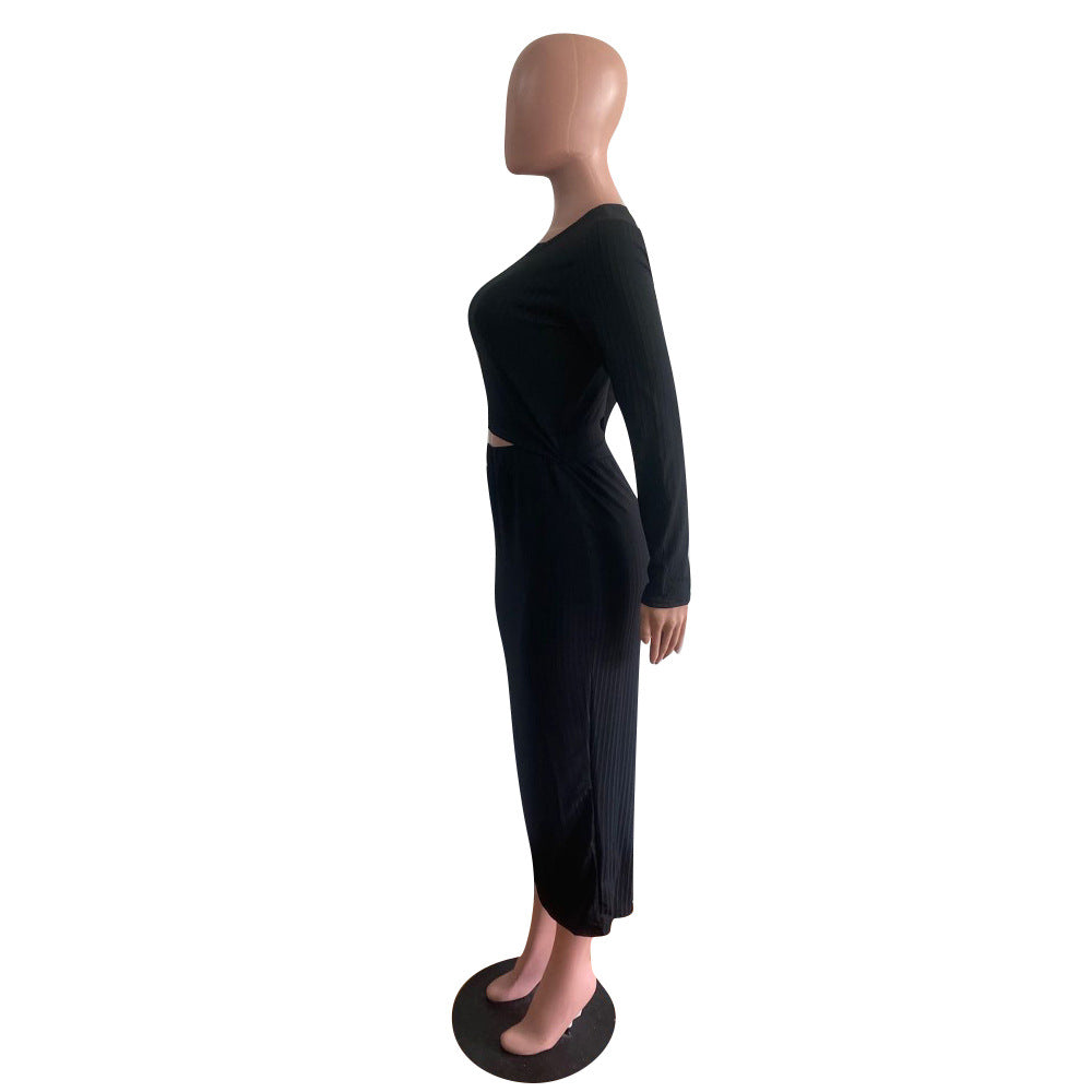 Women Ribbed Solid Dress 10