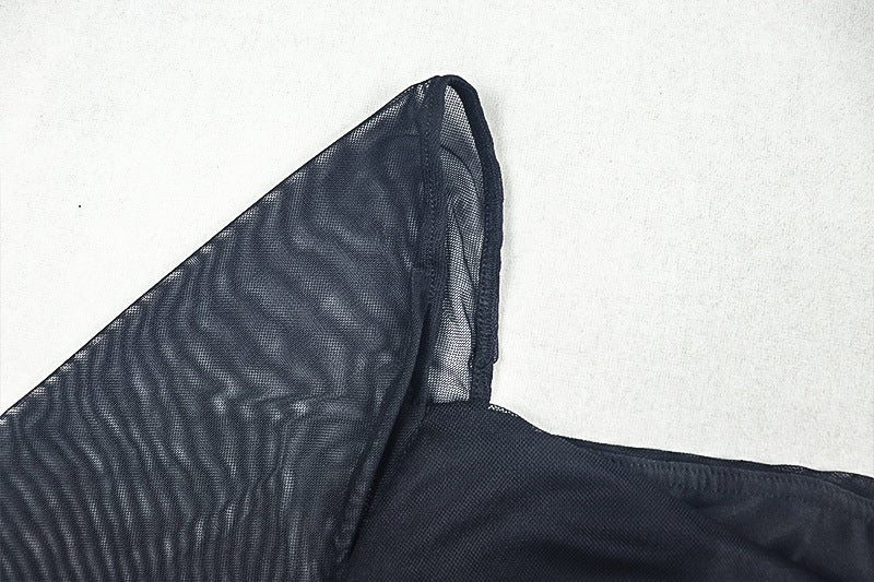 Women Cutout Pleated U-Neck Long Sleeve Solid Bodycon dress 12