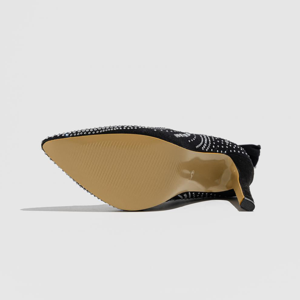 High Heel Pointed Elastic Socks Rhinestone Fashion Stiletto Sexy Women's Shoes 14