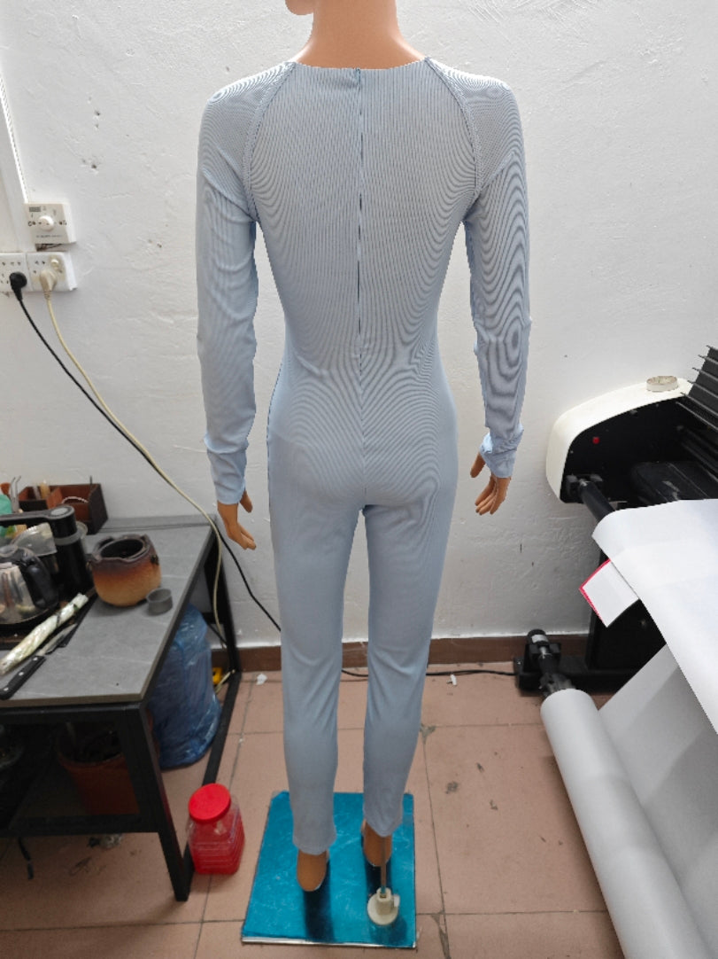 Women Long Sleeve Casual Jumpsuit 8