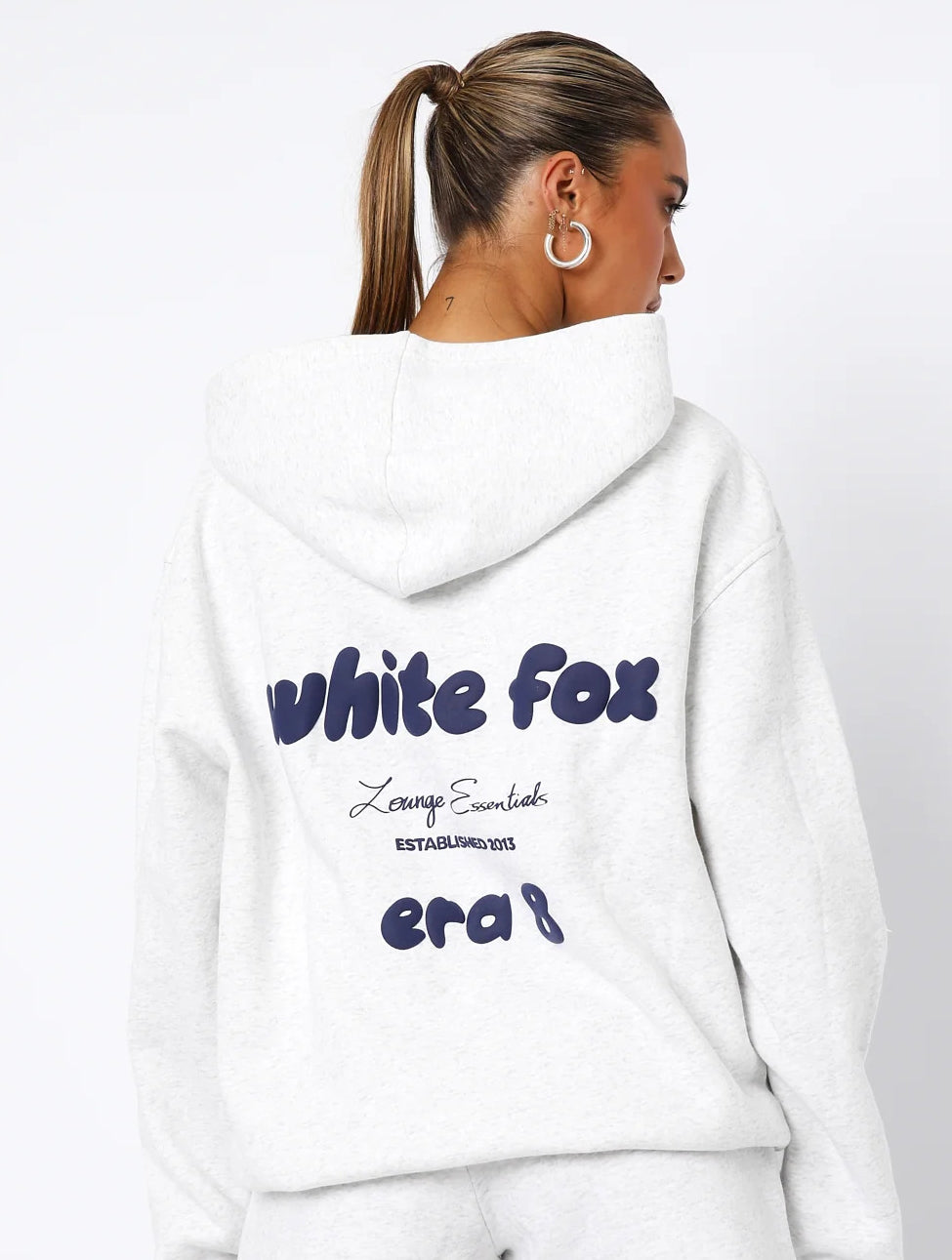 Women sports long-sleeved printed Hoodies and Pant Two Piece Set 5