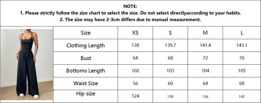 Women Black Strapless Sports Casual Jumpsuit 8