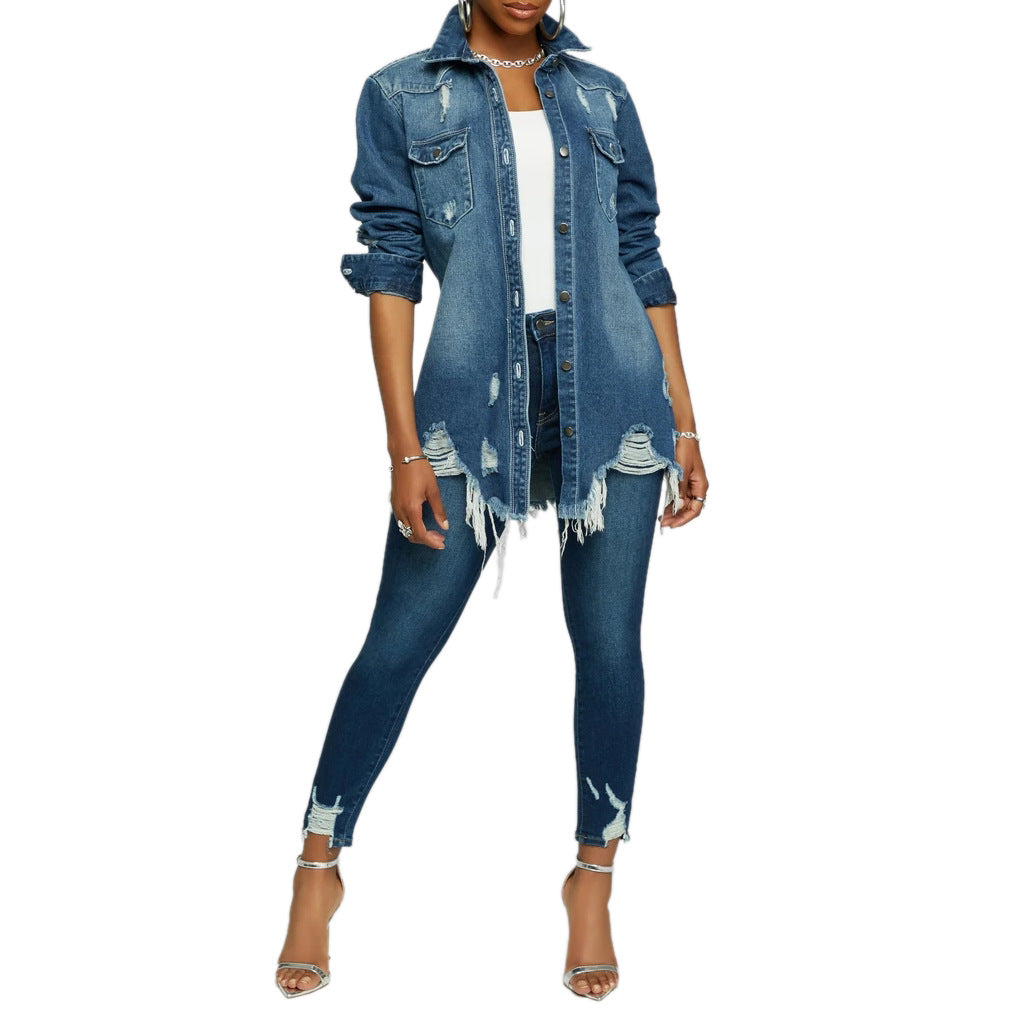 Sexy Fashion Women's Clothing Denim Jacket 8