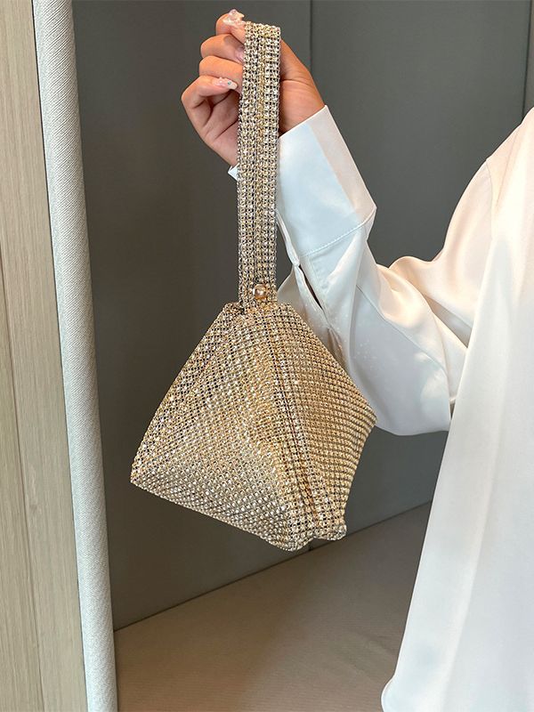 Women's Bags Autumn Simple Fashion Painted Rhinestone Shoulder Bag Evening Bag 9