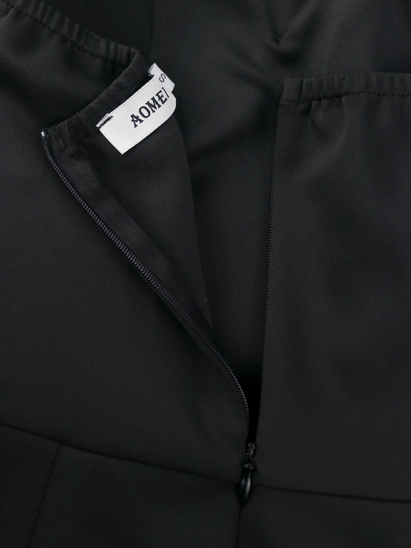 Women Sexy Contrast Strapless Bodycon Bow Evening Dress 13