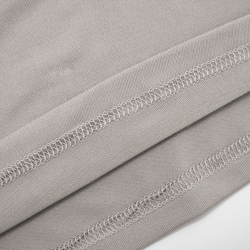 Women's Autumn & Winter Solid Color Casual Slash Shoulder One-Shoulder Lantern Long Sleeve Bell Bottom Pants Set 20