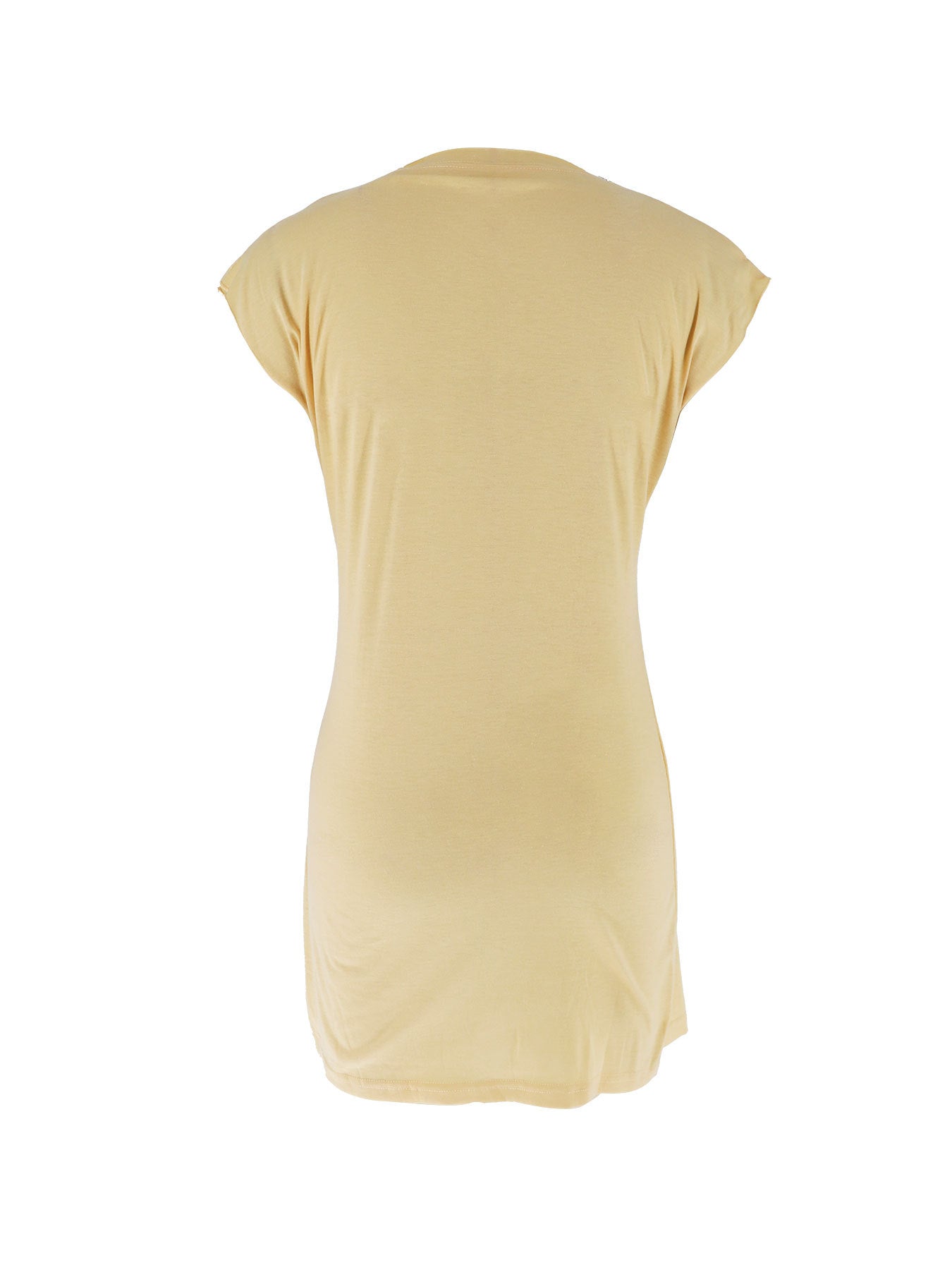 Women Summer Solid Sleeveless Round Neck Stretchy Dress 17