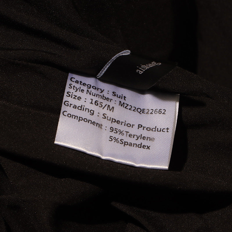 Off-Shoulder Strap Top High-Waist Pleated Skirt Two Piece Set 34