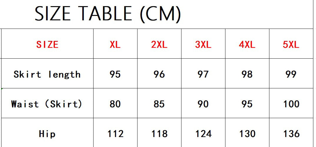 Plus Size Women's Denim Slim Fit Zipper Pocket Long Skirt 8