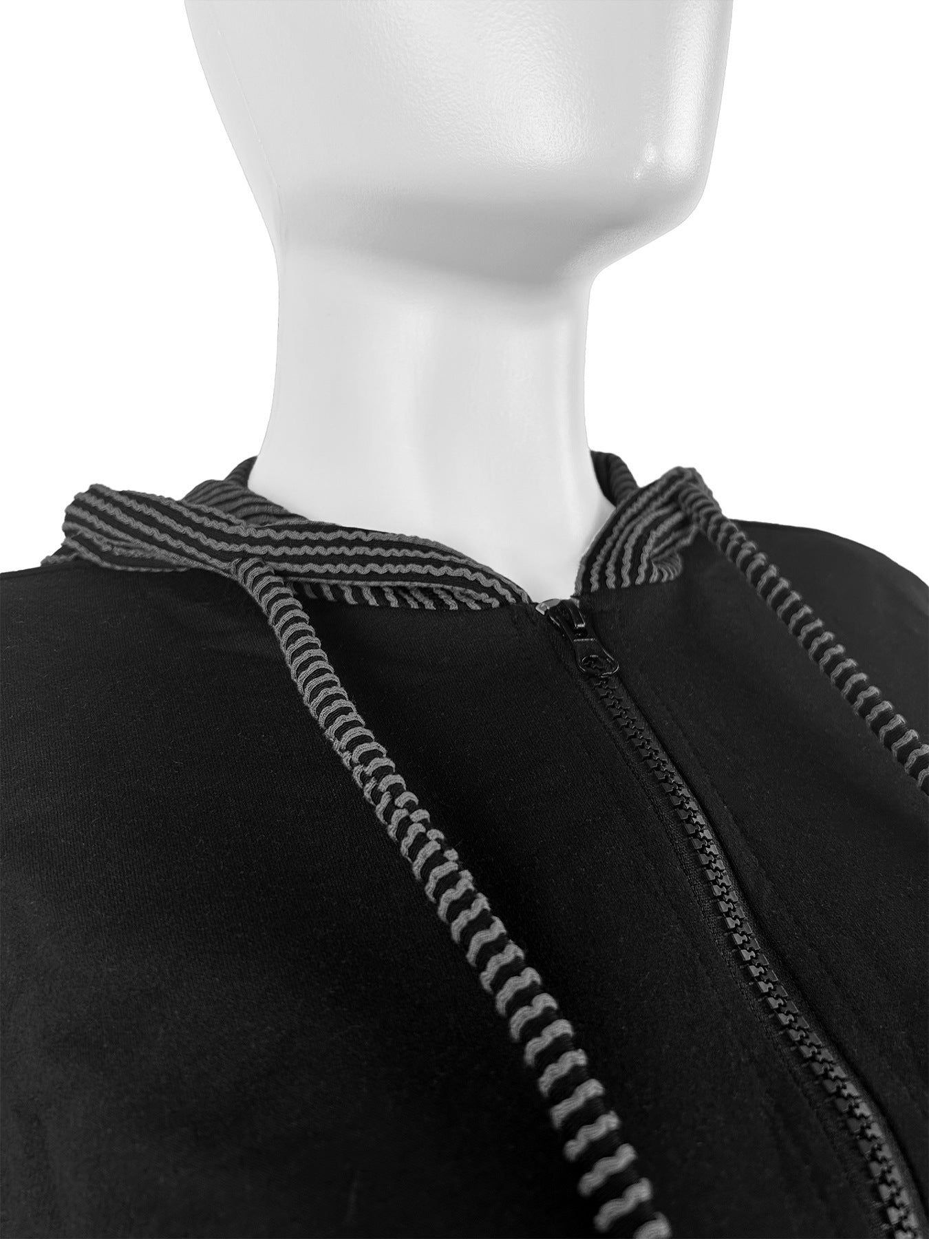 Twist Strip Hoodie Bell Bottom Pants Patchwork Two Piece Set 11