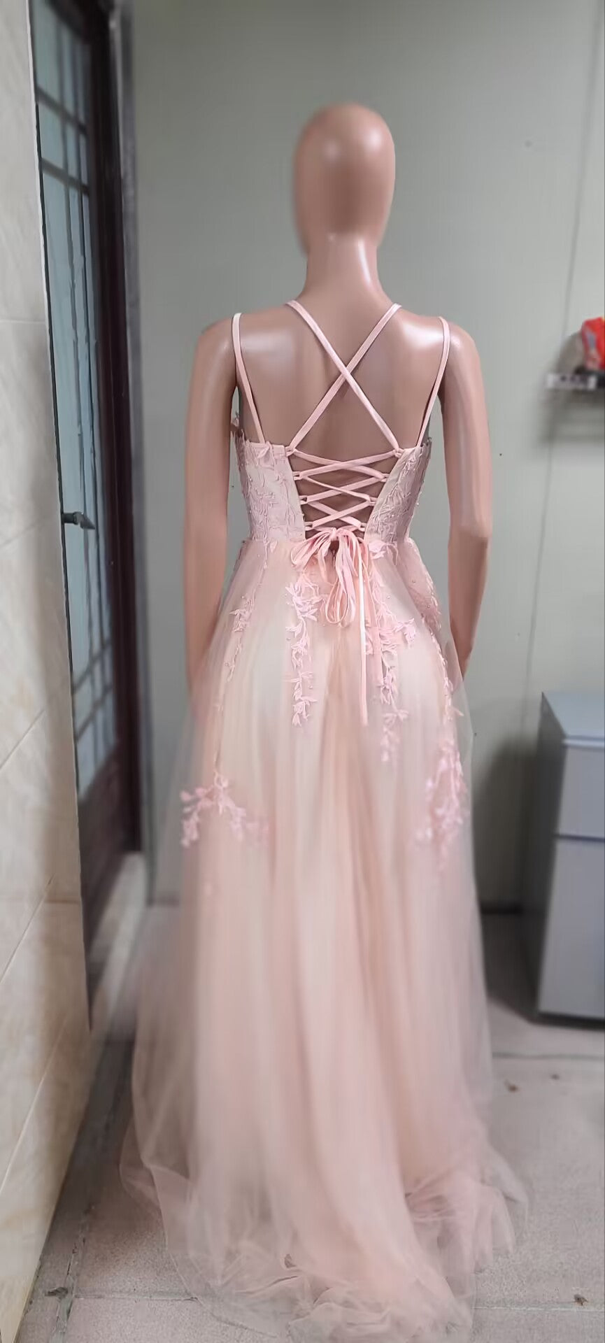 Evening dress overseas warehouse lace Low Back sexy dinner graduation party bridesmaid dress（Processing time need 3-6 days） 26