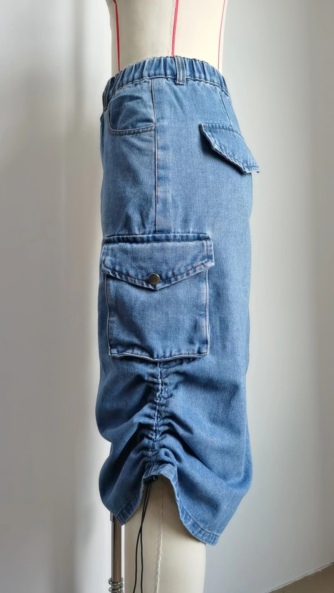 WomenDenim CargoCasual Skirts 18