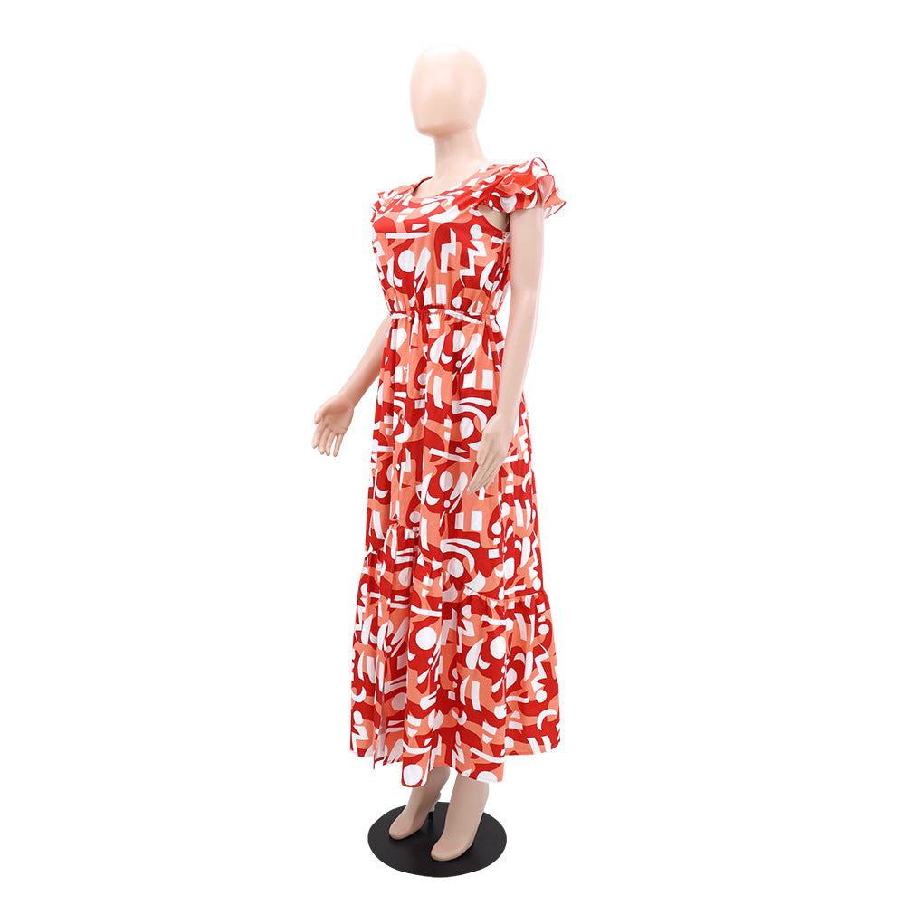 Women Casual Slit Button Dress 4