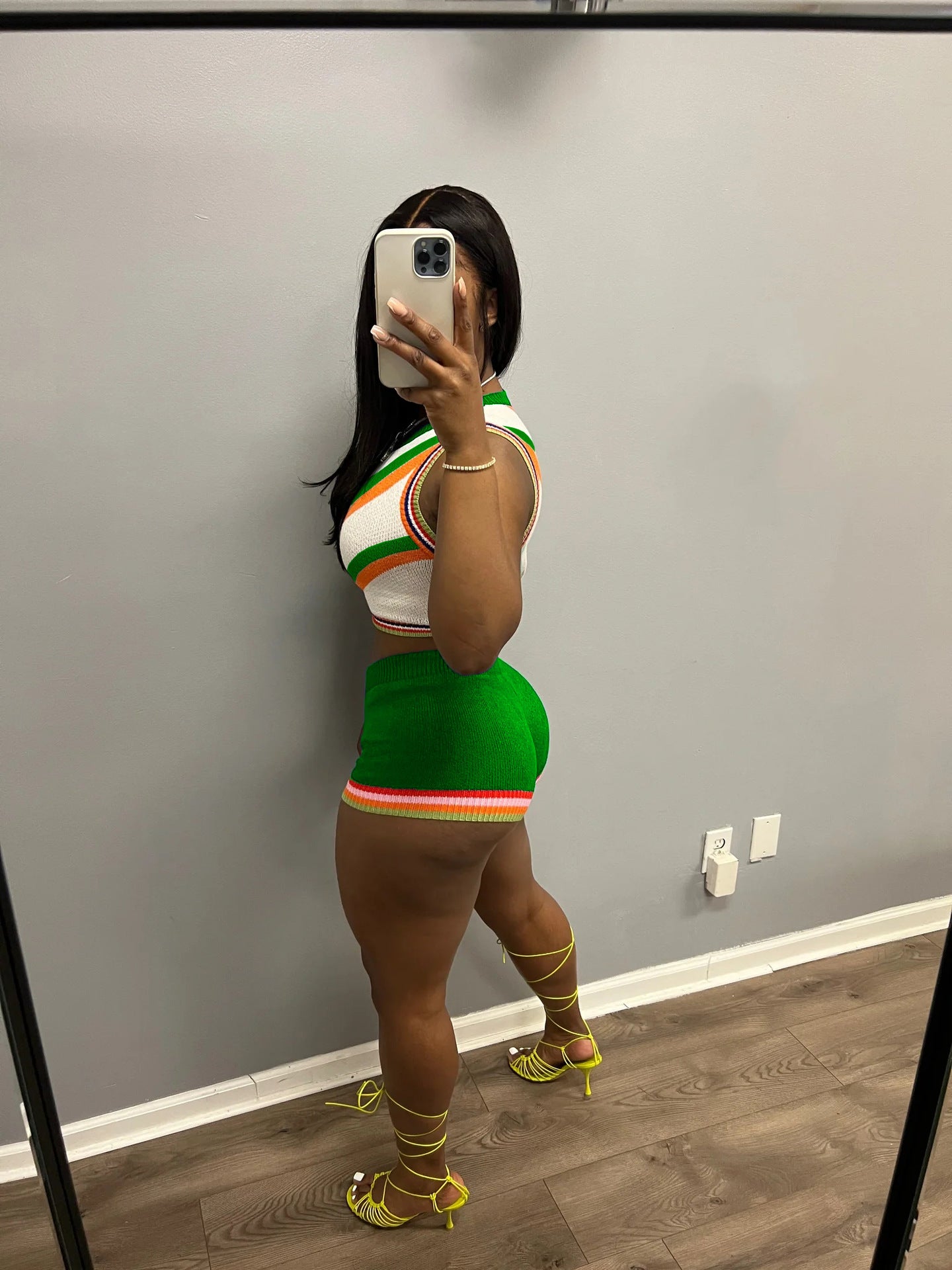 Women Tank Top and Shorts Sweater Two Piece 27