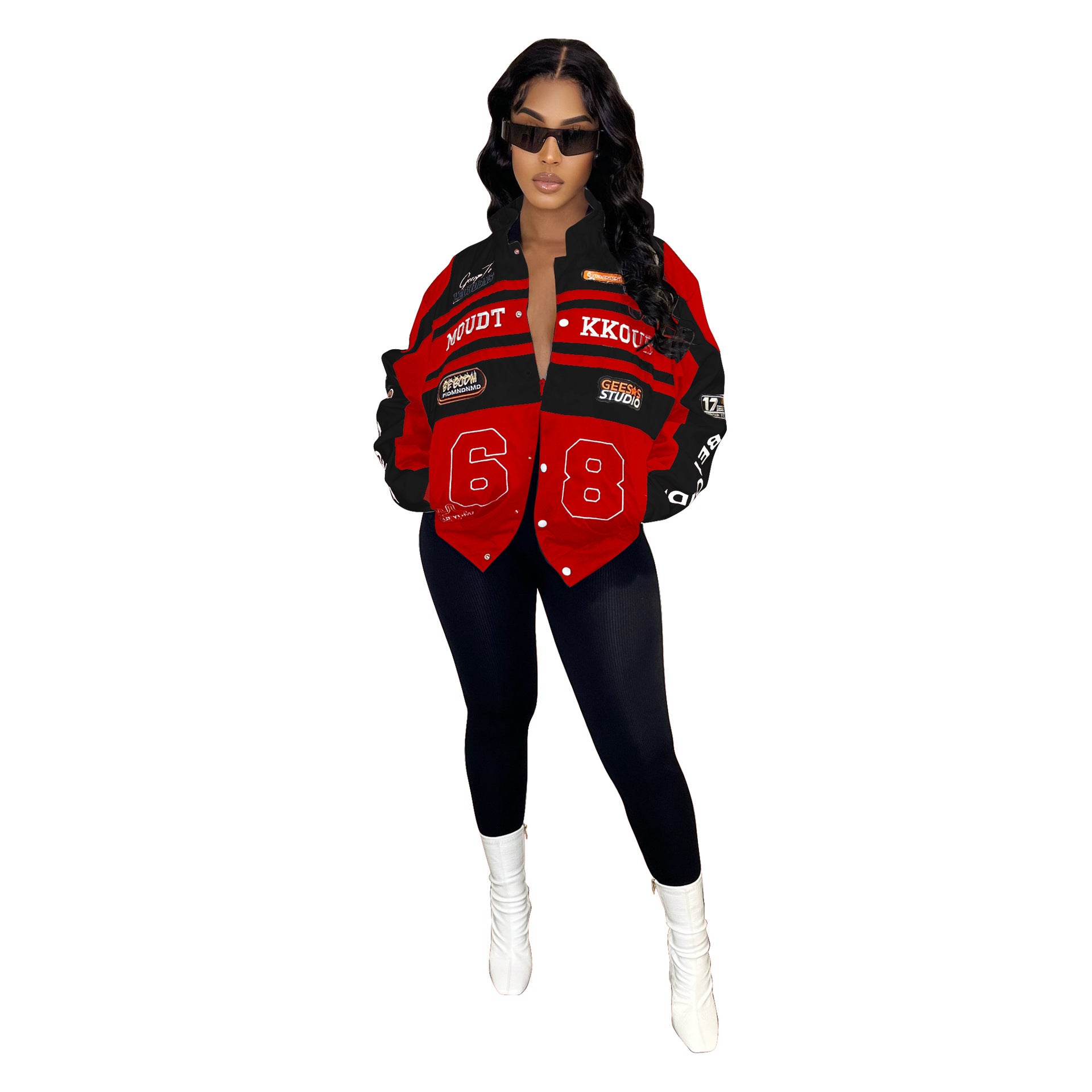 Women Detachable Print Jacket 13