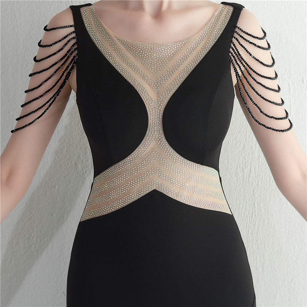 Beaded Gown Dinner Prom Long Evening Dress 22