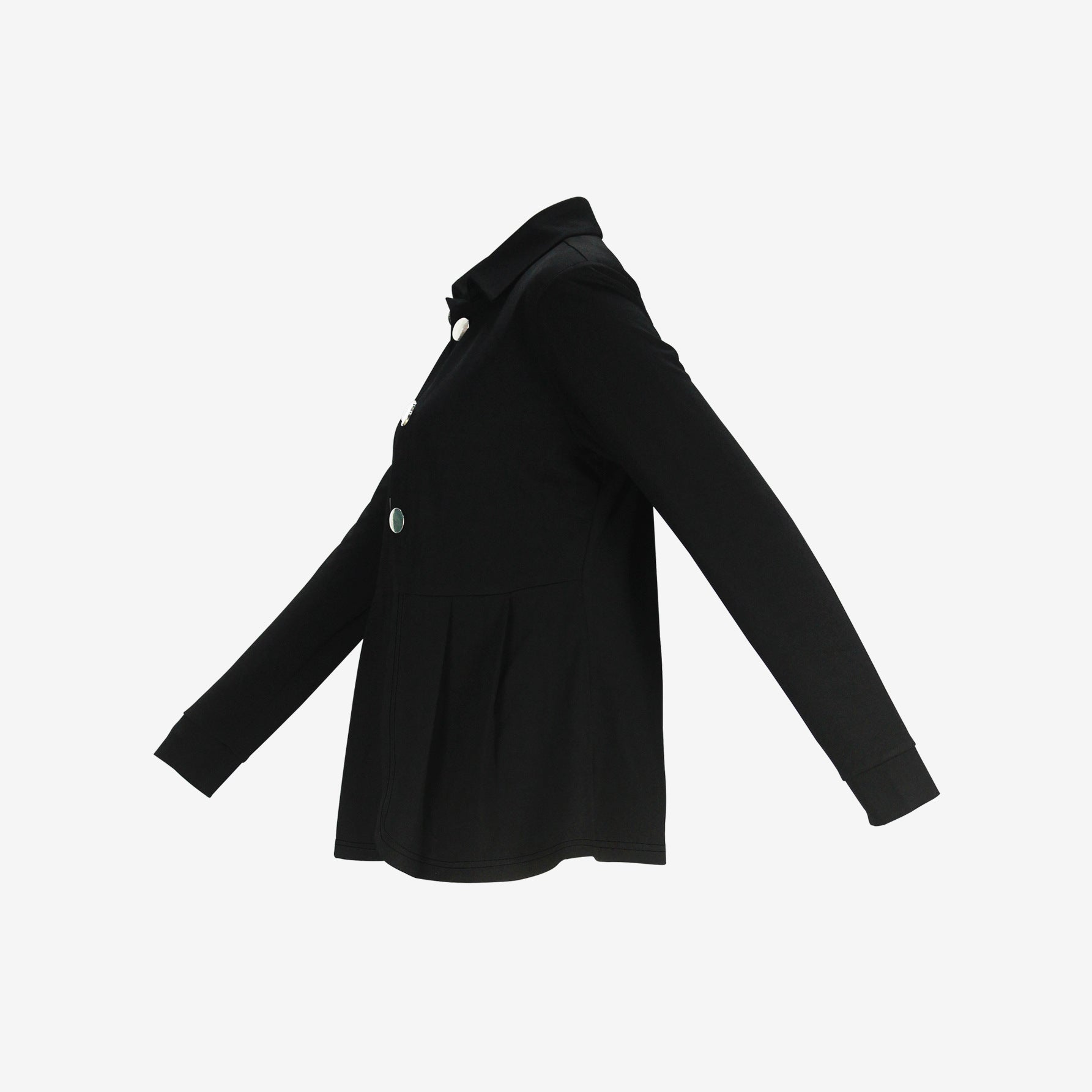 Spring Autumn Women's Button Decoration Turndown Collar Long Sleeve Fashion Casual Jacket 4