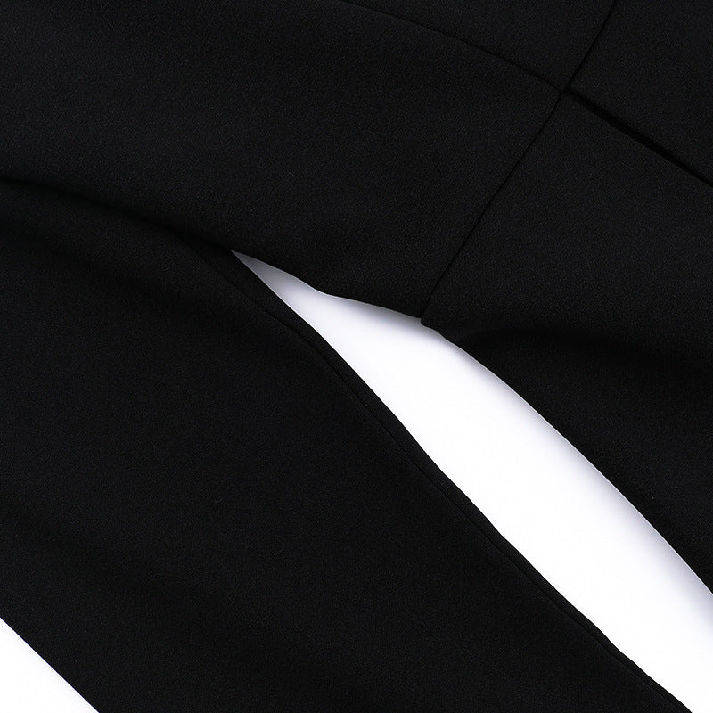 Women autumn Pearl Square Neck Bodycon Dress 20