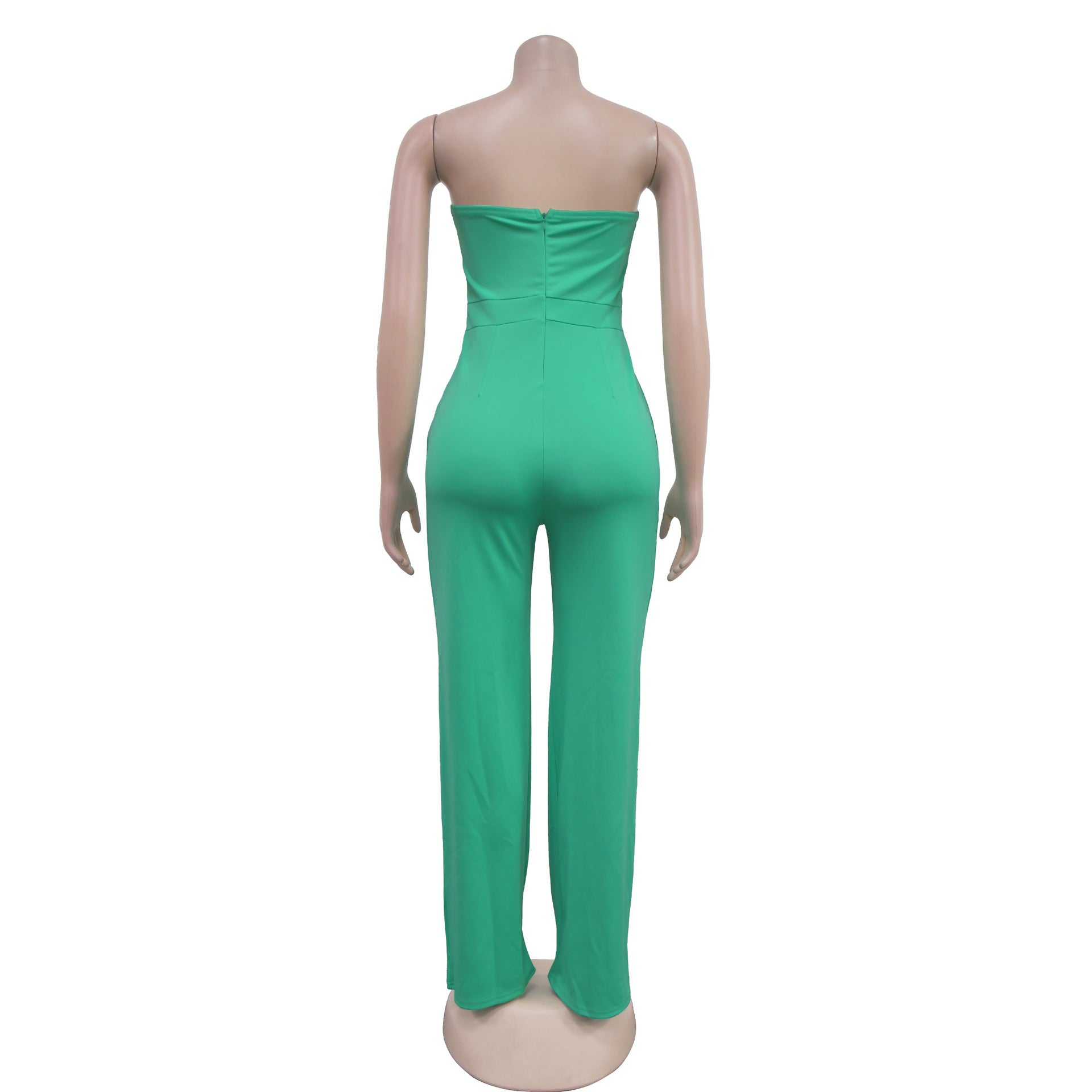Women Sleeveless Button Jumpsuit 19