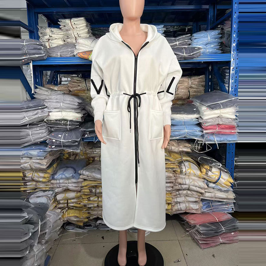 Women Casual Hoodies Patchwork Jacket 10