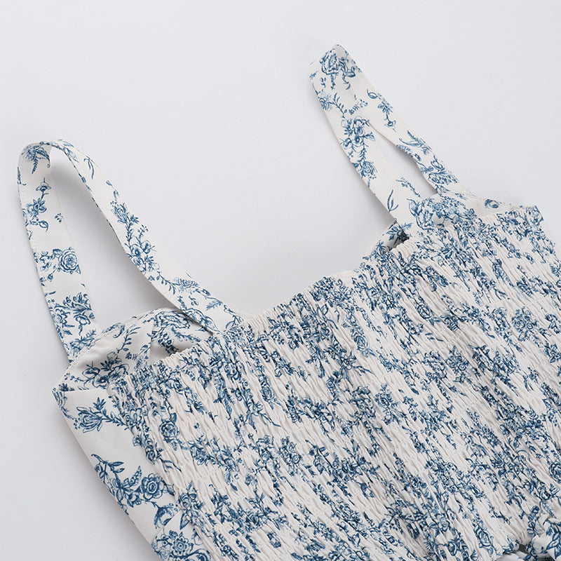 Floral Women Fashion Casual Sweet Slim Short A-line Dress 16