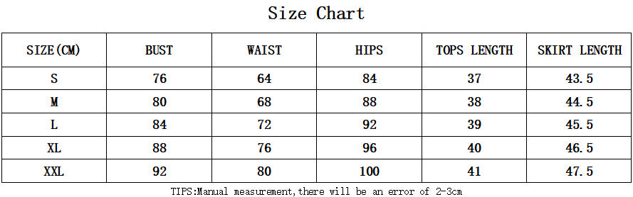 Women Crop Tank Top and Bodycon Skirt Two-Piece Set 14