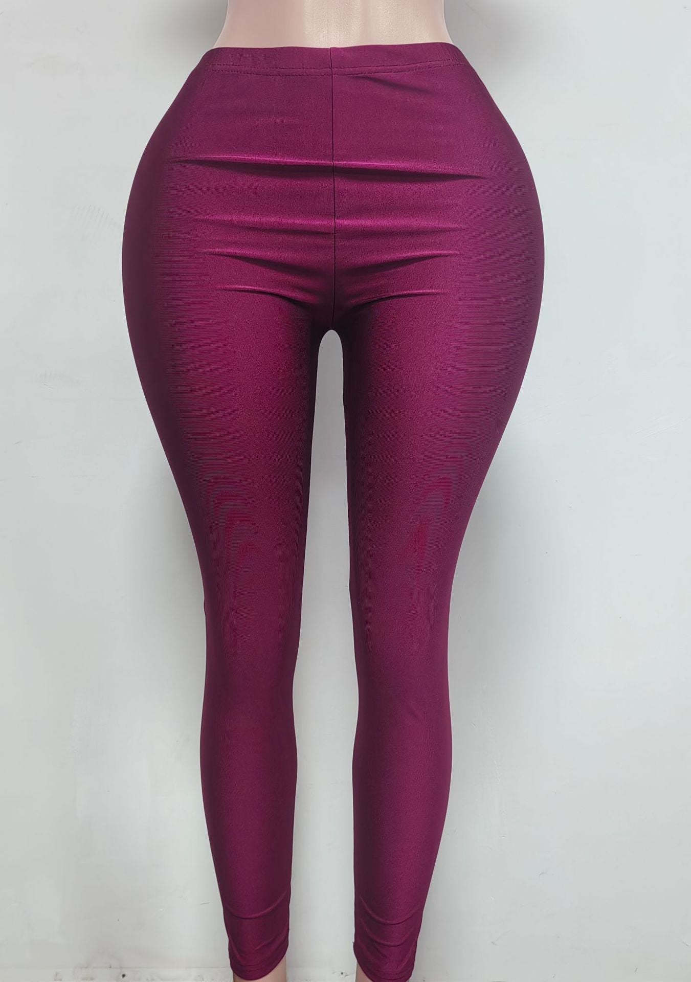 Sexy Women's Solid Color Tight Slim Pants 7