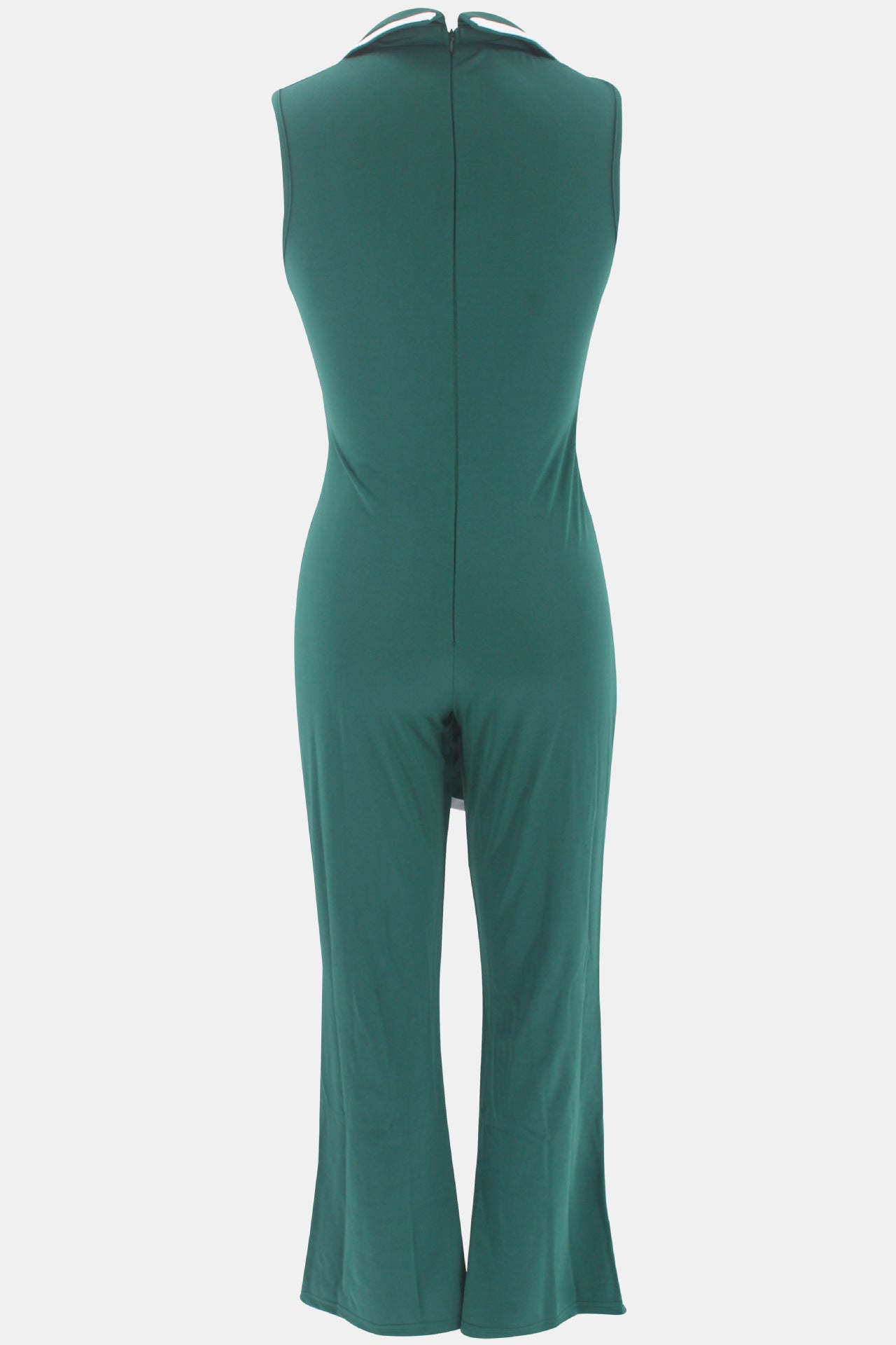 Summer Women's Fashionable V-Neck Chic Elegant Sleeveless Wide Leg Jumpsuit 52