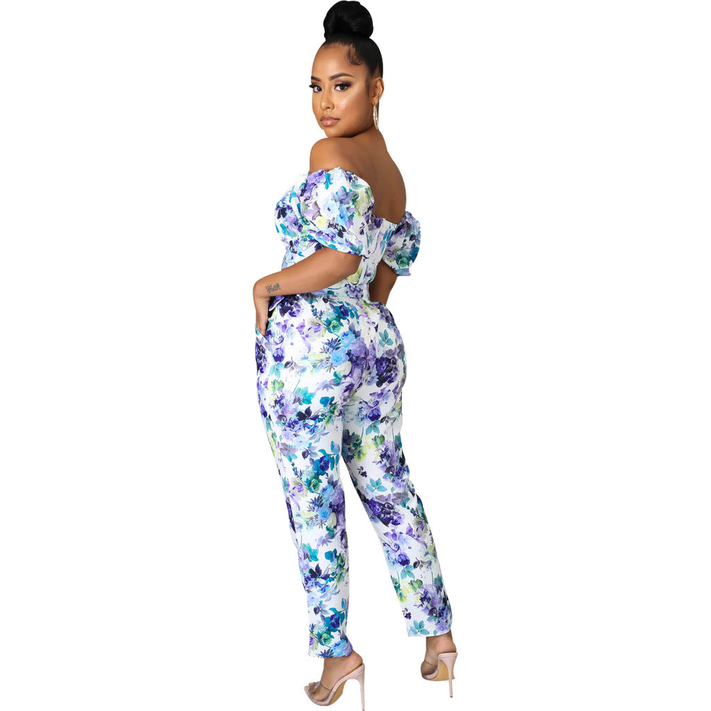 Women's Print Sexy Fashion Two-Piece Pants Set 6