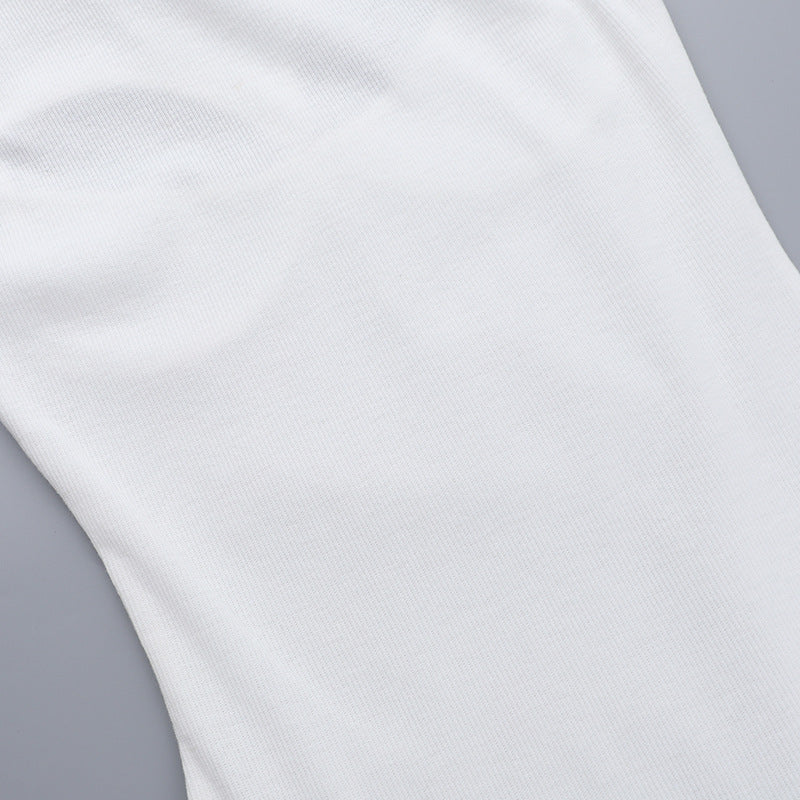 Hollow Knitting Sleeveless Summer Slim Bodycon Short Dress 14