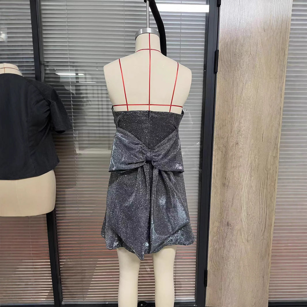 Women's Sexy & Chic Strapless High-Waist A-Line Mini Dress 6