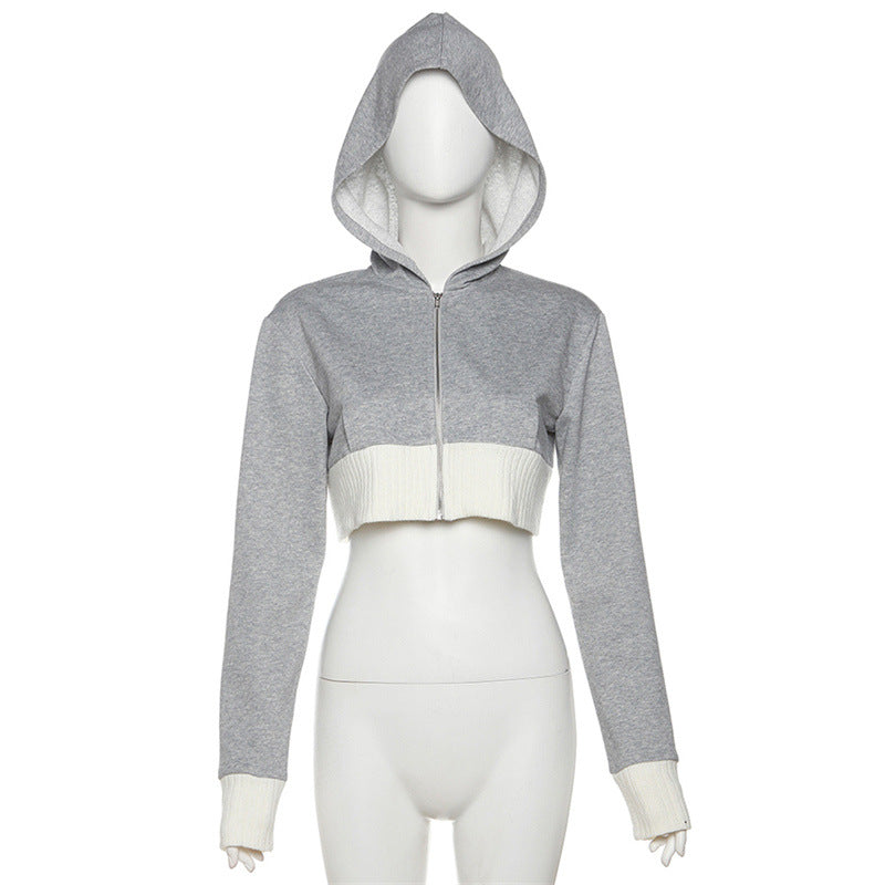 Autumn Women's Long Sleeve Crop Jacket High Waist Slim Fit Pleated Skirt Two Piece Set 14