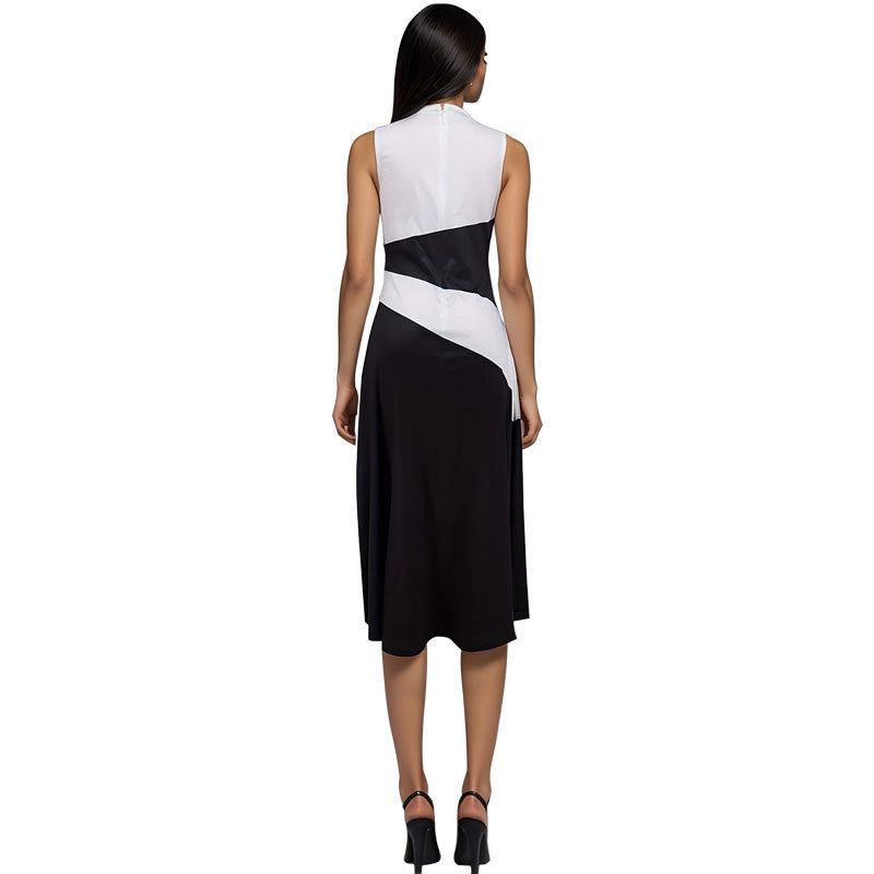Spring And Autumn Women's Sleeveless Casual Long Dress