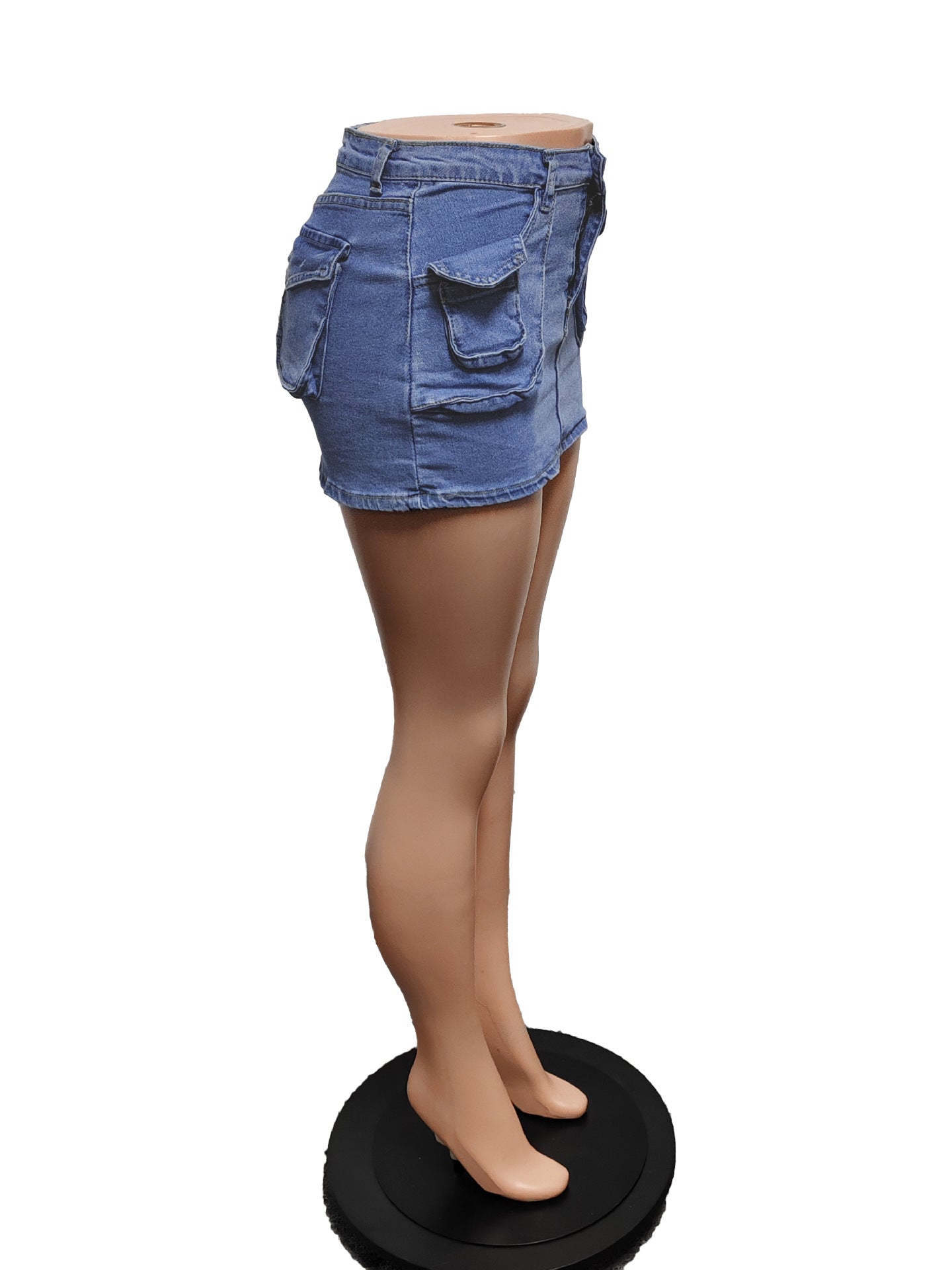 Women Sexy Stretch Denim Mini Skirt 10