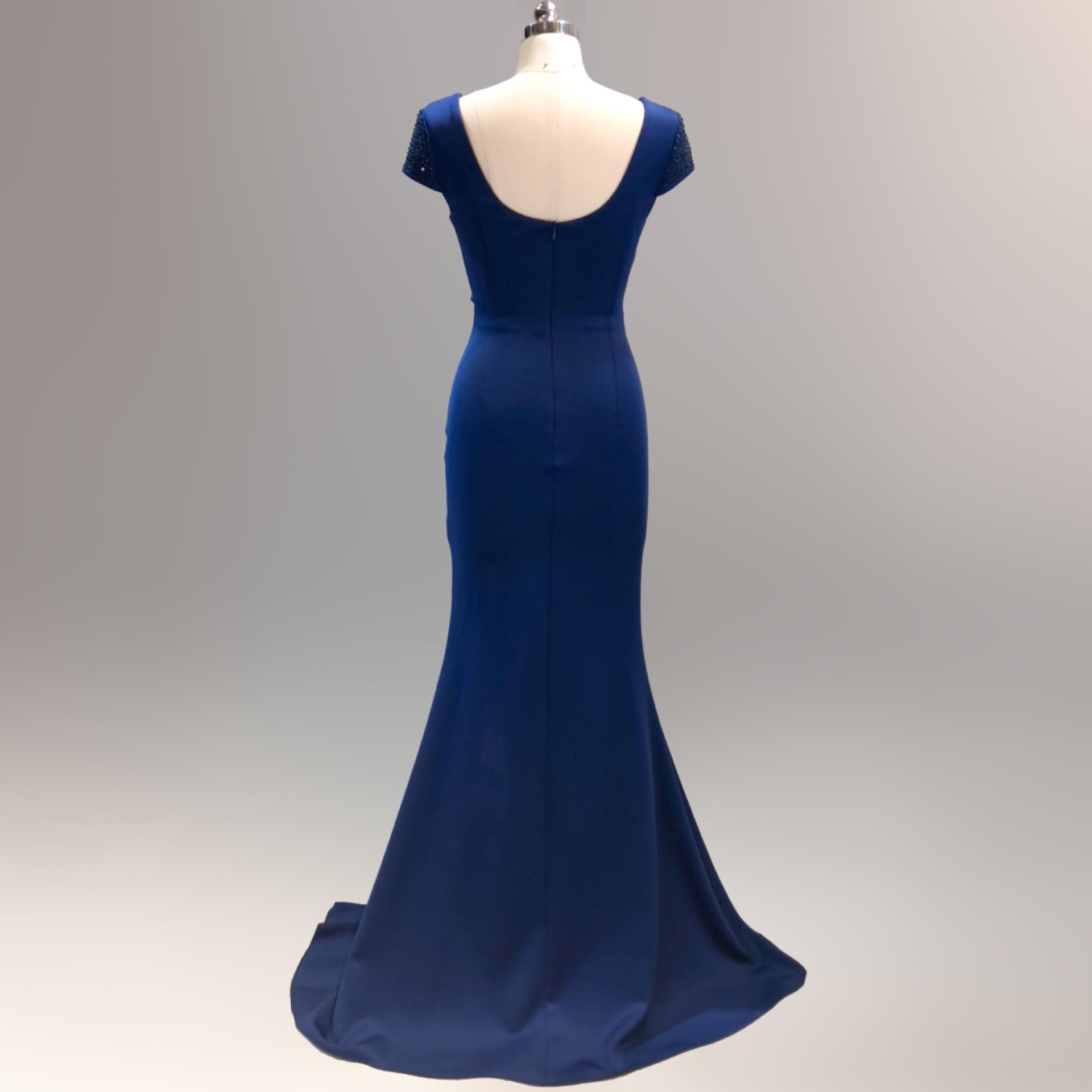 Women Formal Party Fishtail Evening Dress 36