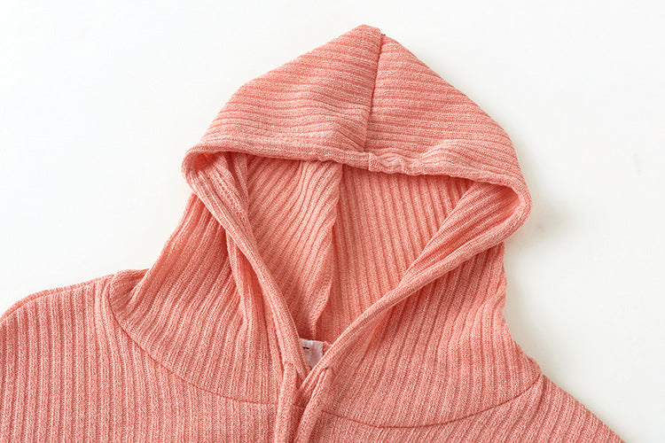 Spring Women Long Sleeve Loose Hooded Top and Pant Casual Two-piece Set 24