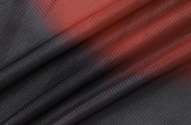 Women's Winter Fashion Sexy Printed Slim Slit Round Neck Short Sleeve Dress 16