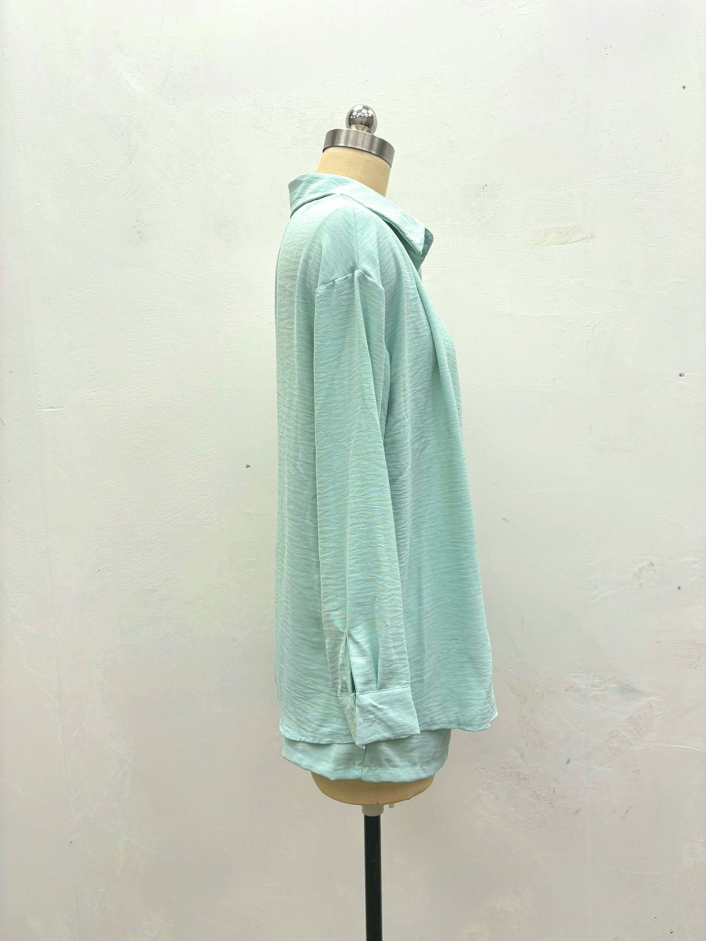 Women Casual Tie-Drawstring Summer Shirt and Shorts Two-Piece Set 12