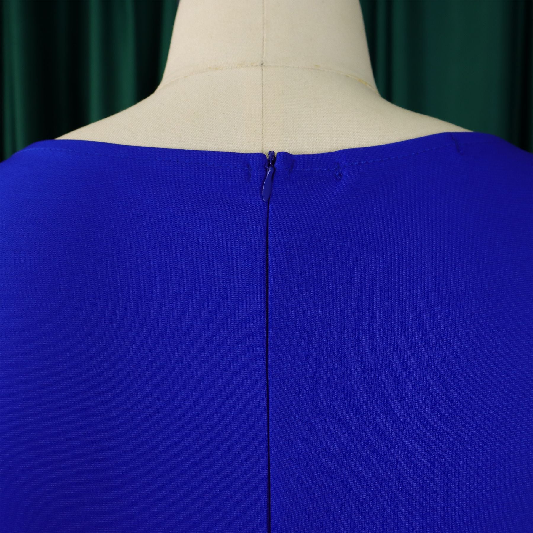 African Women's Turndown Collar Fashion Chic Short Sleeve OL Ruffle Slim Waist Dress 28