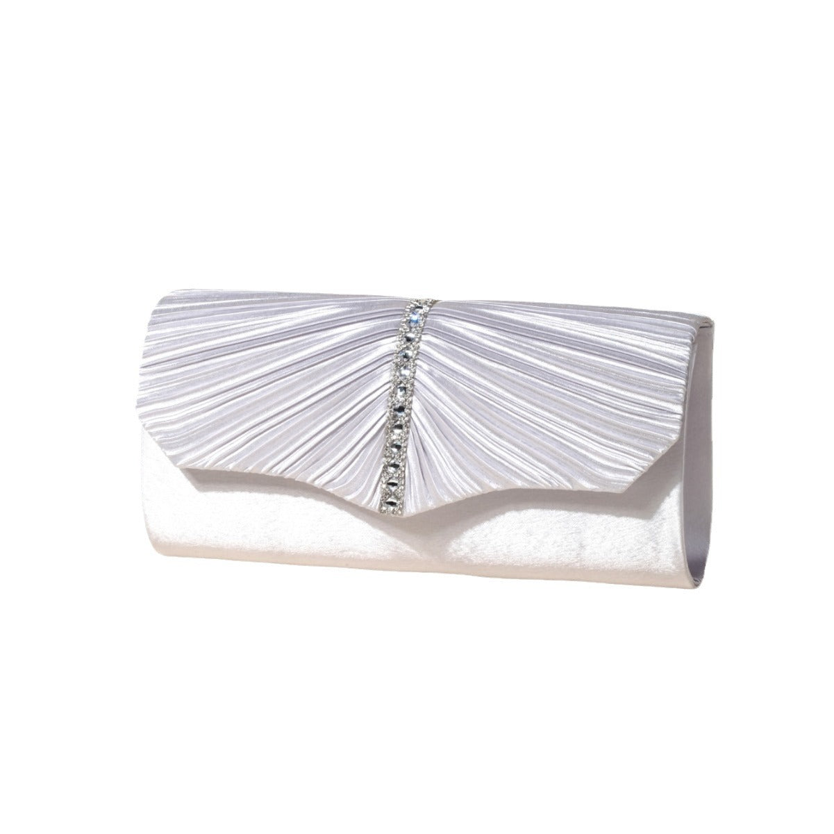 Luxury Evening Bag Shiny Rhinestone Pleated Bag Party Clutch Bag 7
