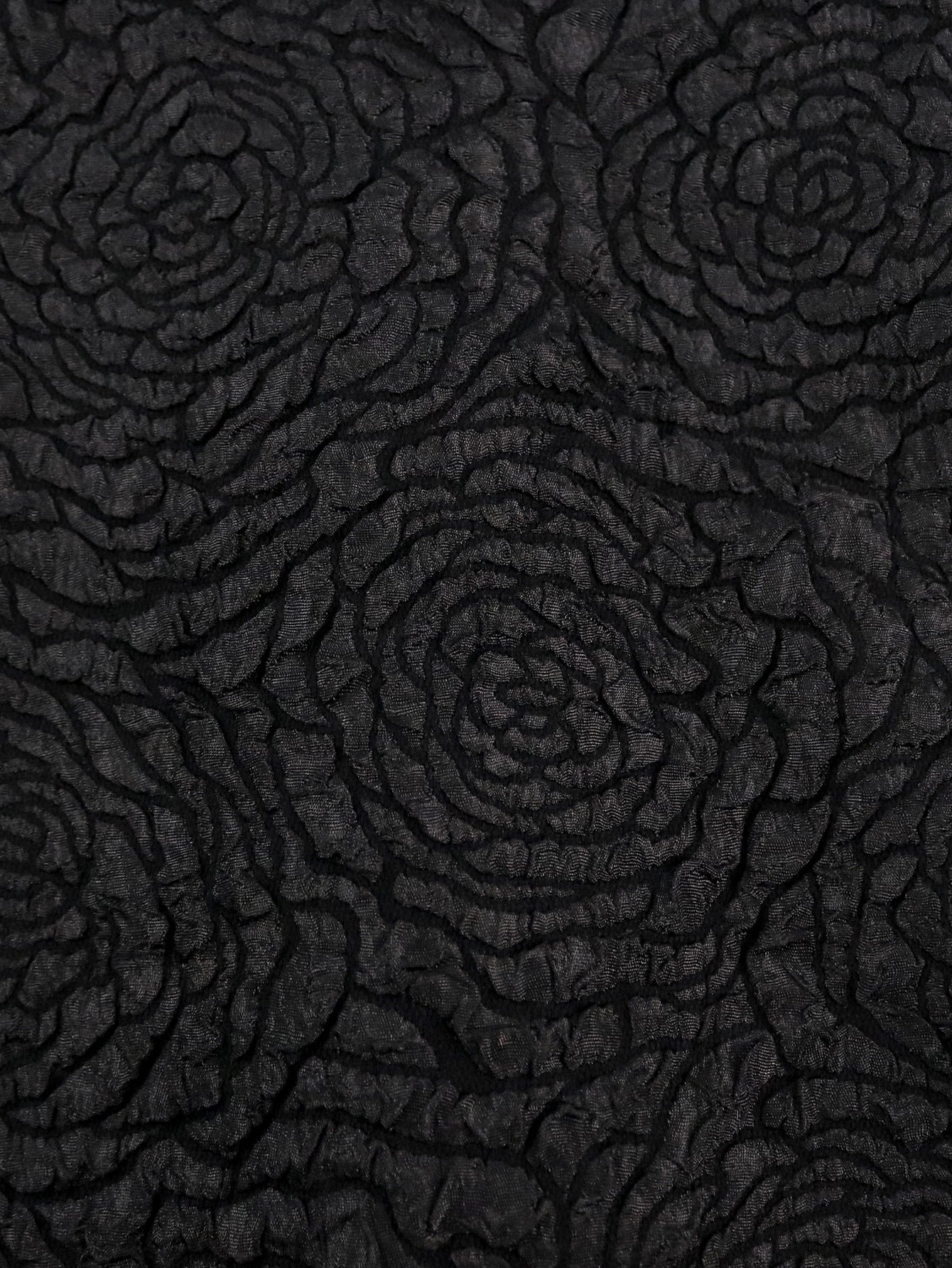 Lace Cut-Out Black Round Neck Dress Fringe Chic Formal Party Gown 10