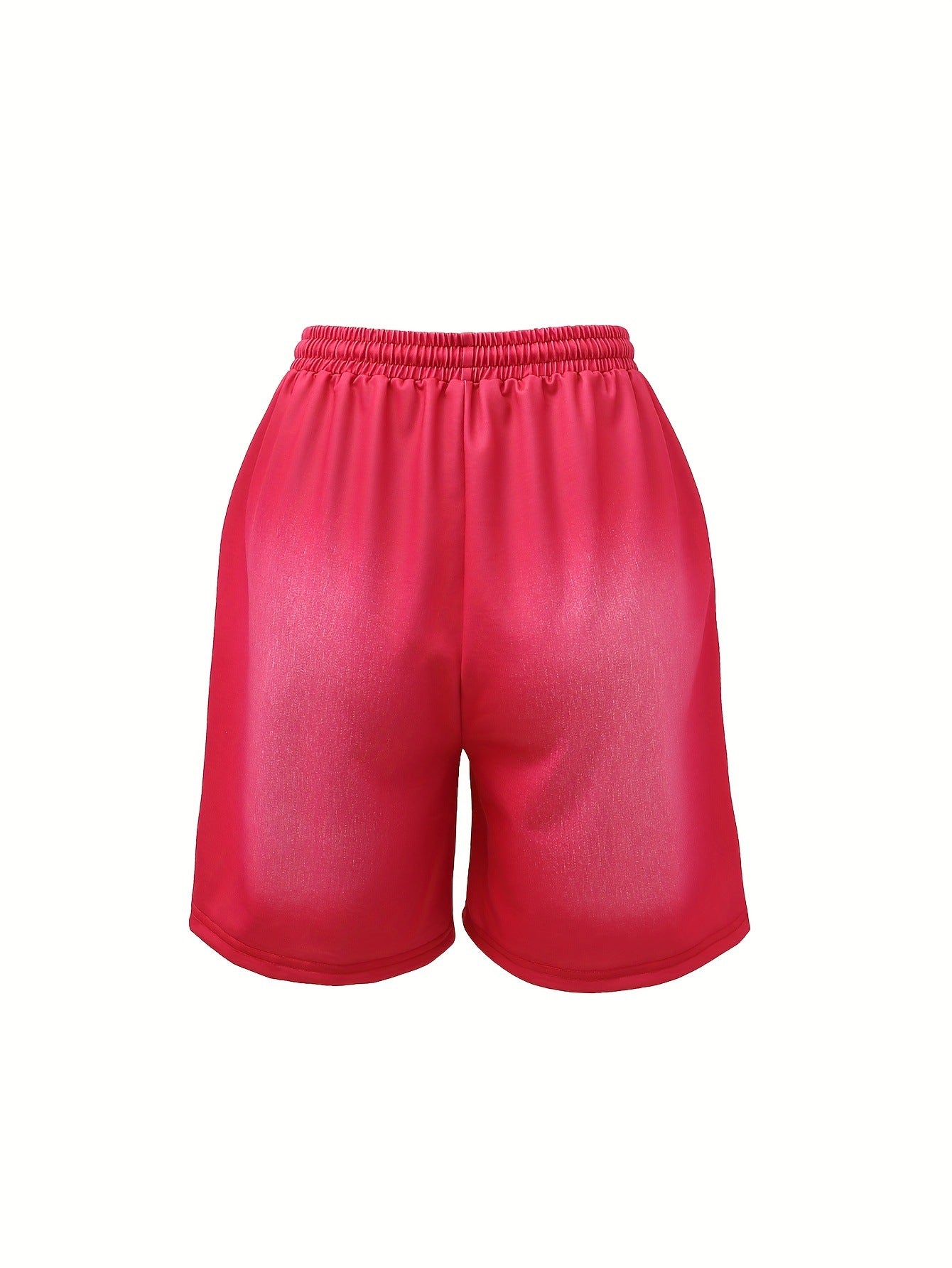 Women Spring Summer Letter Print Casual Shorts 5