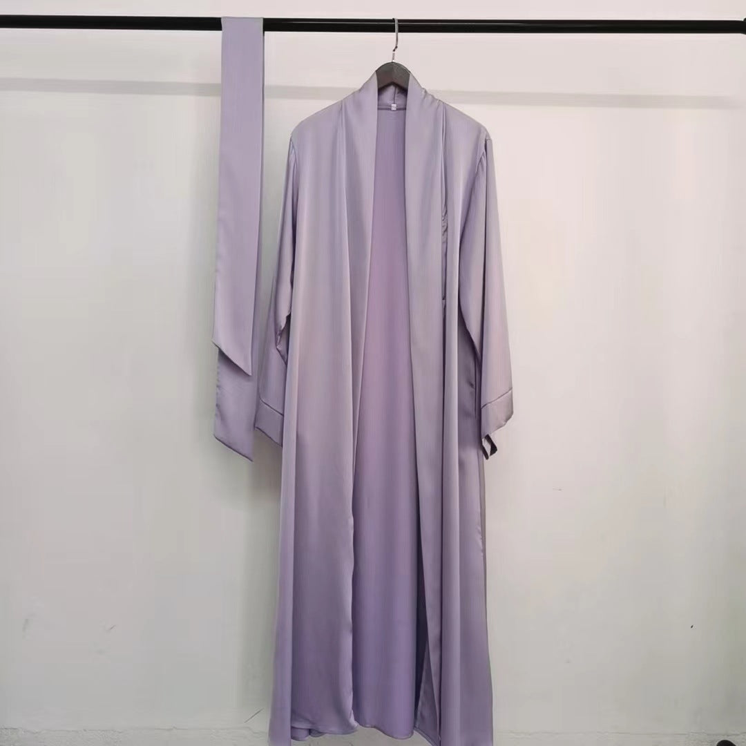 Solid Color Elegant Robe Cardigan 16