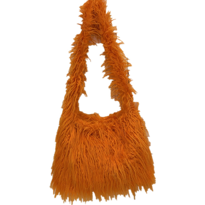 Sweet And Cool Style Candy-Colored Big Capacityoversized One-Shoulder Cross-Body Bag 6